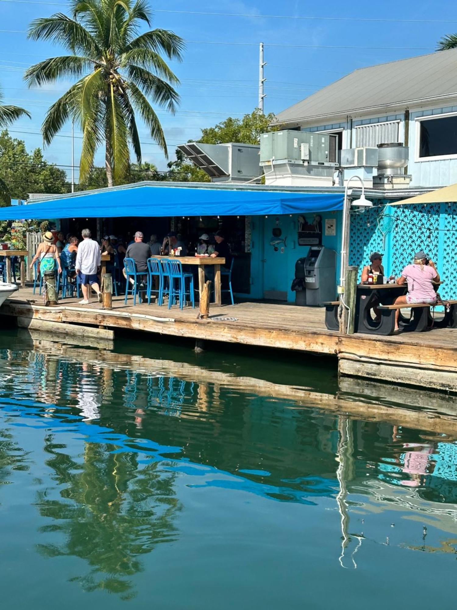Aqua Lodges At Hurricane Hole Marina Stock Island Bagian luar foto